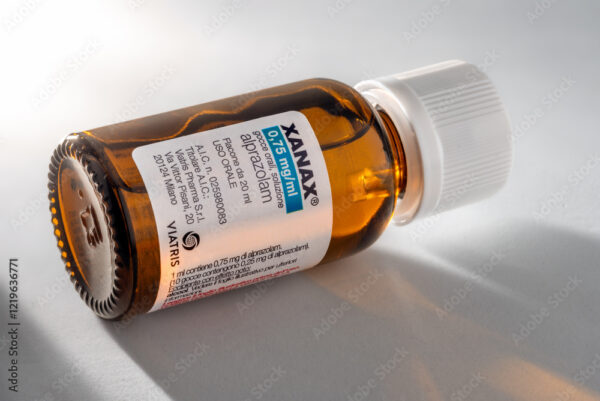 Alprazolam in flacone