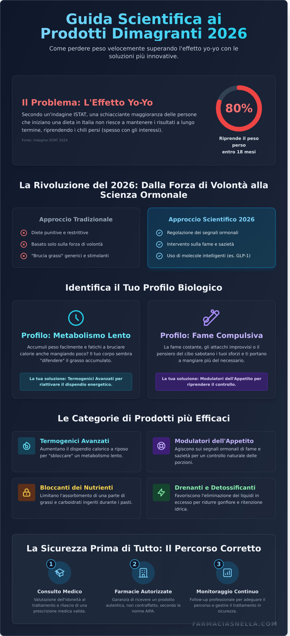 Prodotti per perdere peso velocemente: Guida Scientifica 2026 - Infographic