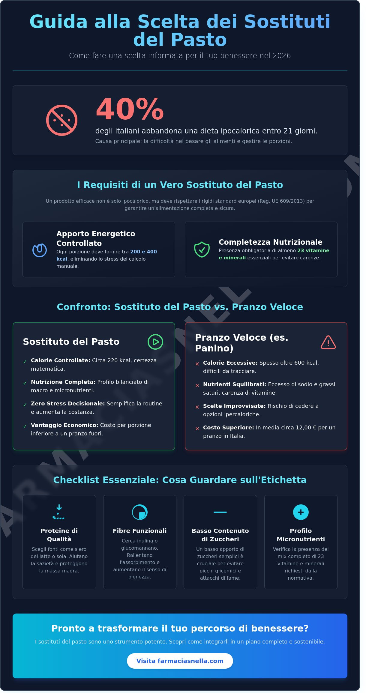 Sostituti del Pasto per Dimagrire: La Guida Scientifica e Pratica 2026